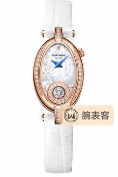 天王儷姿系列LS3907P-W腕表